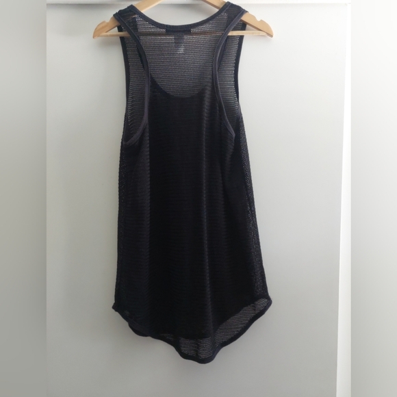 Vintage 90s Y2K Abbey Dawn Avril Lavigne Knit Tank top Swimsuit Cover Up RARE - Picture 6 of 7